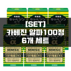 [세트]카베진 코와 알파 플러스 100정 6묶음,위장약