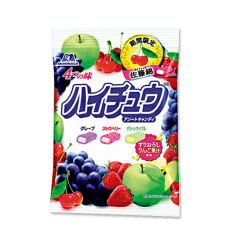 모리나가 하이츄 4가지맛(청포도/포도/딸기/청사과) 94g